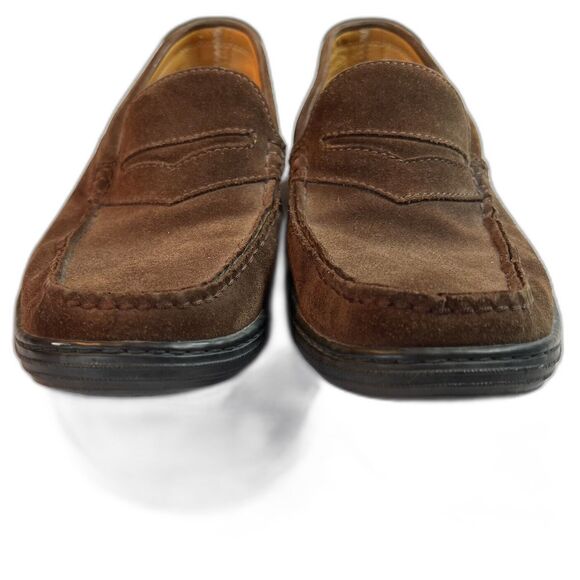 Tommy Bahama Men\'s Espresso Suede Slip-On Driving Loafers Rubber Soles 9M‎ main image 4